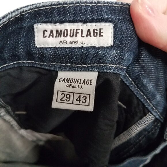 Camouflage AR and J Jeans Mary J Womens 29 | 43 Denim Made in Italy - Picture 9 of 12
